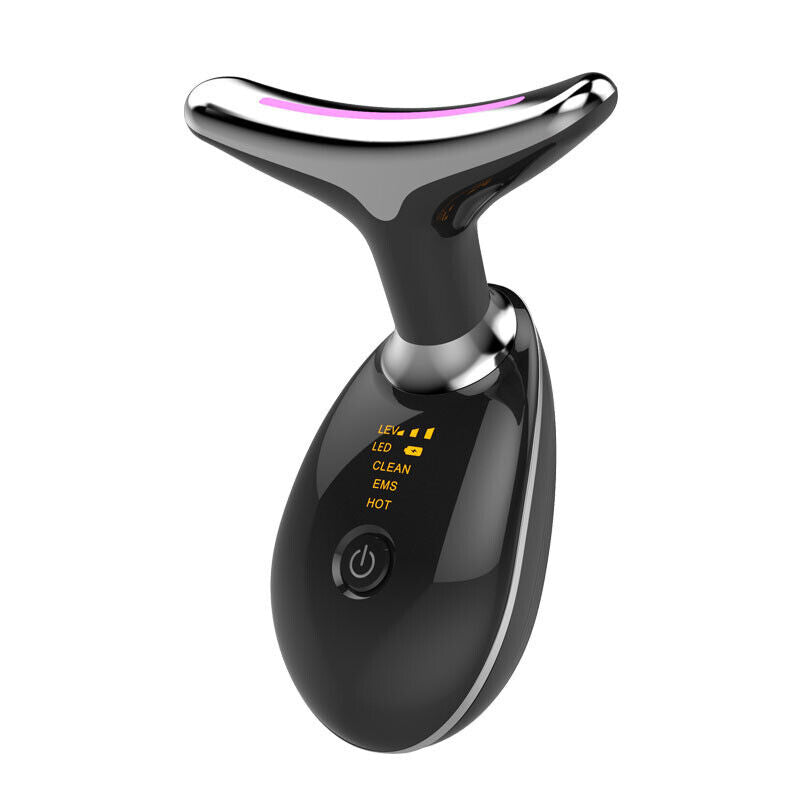 Masseur Micro-Courant Visage & Cou – Lifting Naturel & Anti-Rides LED