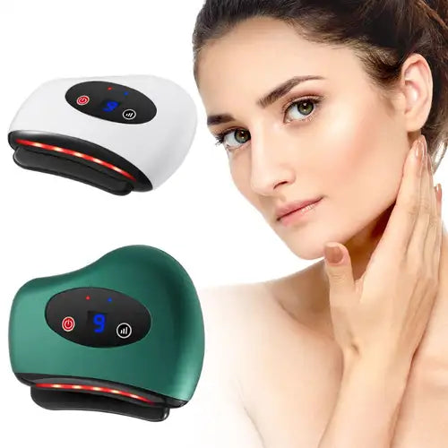 Gua Sha Électrique Chauffant – Drainage Lymphatique & Lifting Naturel