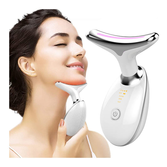 Masseur Micro-Courant Visage & Cou – Lifting Naturel & Anti-Rides LED
