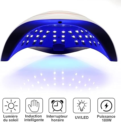 Lampe UV/LED Séchage Ongles Professionnelle – Manucure Parfaite à Domicile