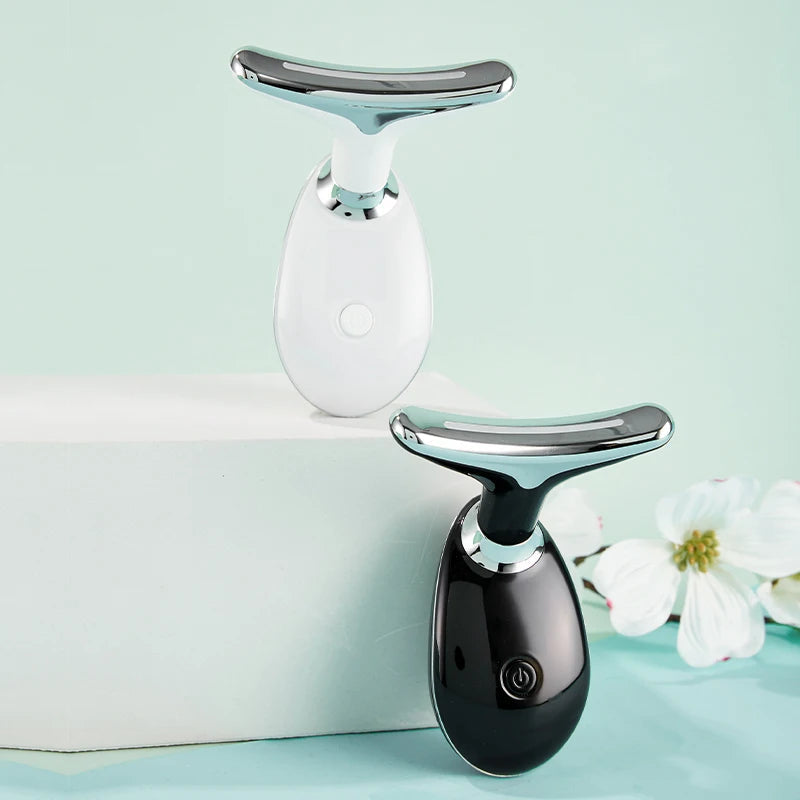 Masseur Micro-Courant Visage & Cou – Lifting Naturel & Anti-Rides LED