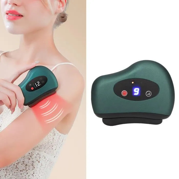 Gua Sha Électrique Chauffant – Drainage Lymphatique & Lifting Naturel