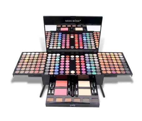 Coffret Maquillage Complet – Palette Fards, Blush & Poudres – Tout-en-Un